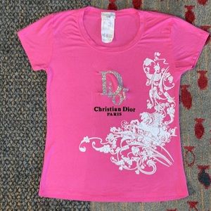 Christian Dior women’s XL  T-shirt/EUC